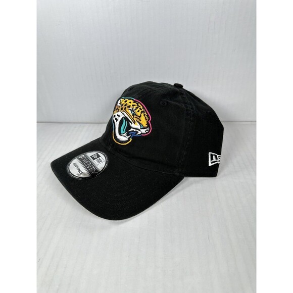 Jacksonville Jaguars New Era 9TWENTY Crucial Catch 2024 Hat Cap Black Plaid NEW - Picture 2 of 4